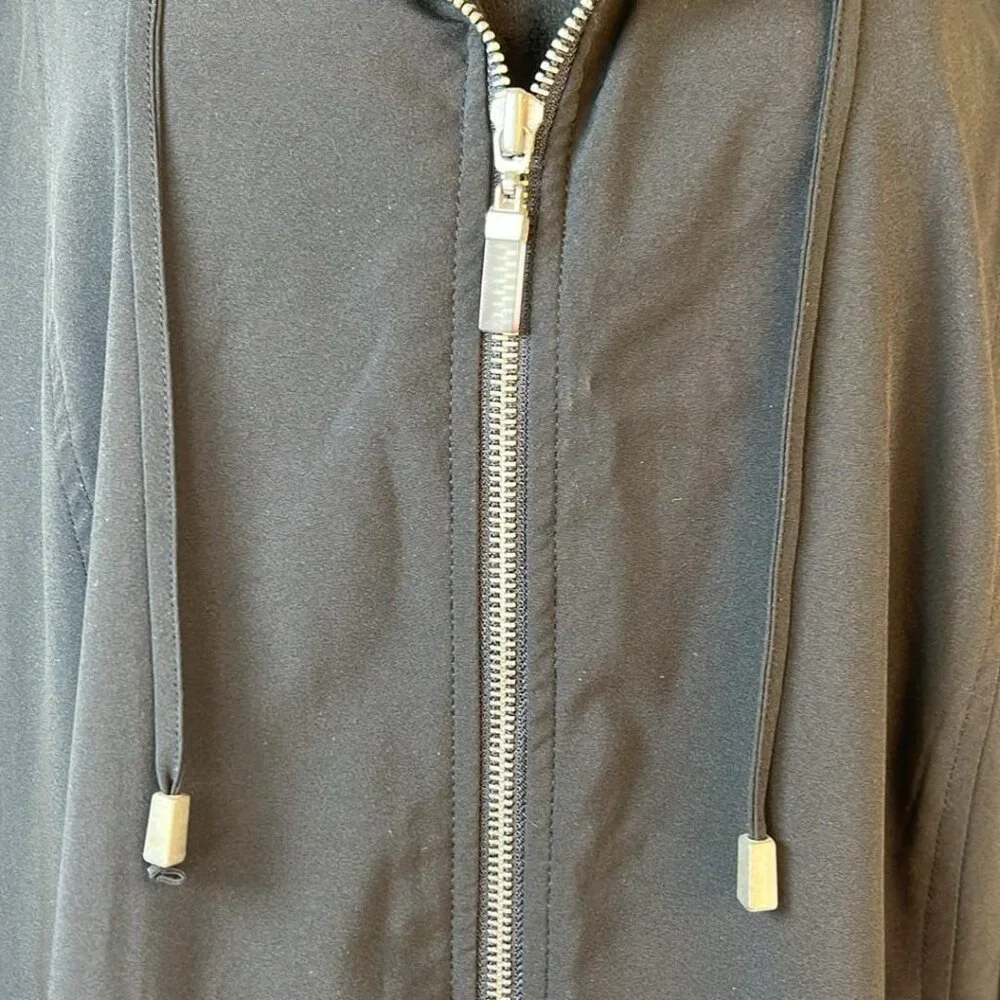 Lane‎ Bryant Black Zip Up Lightweight Jacket Women's Plus Size 26/28